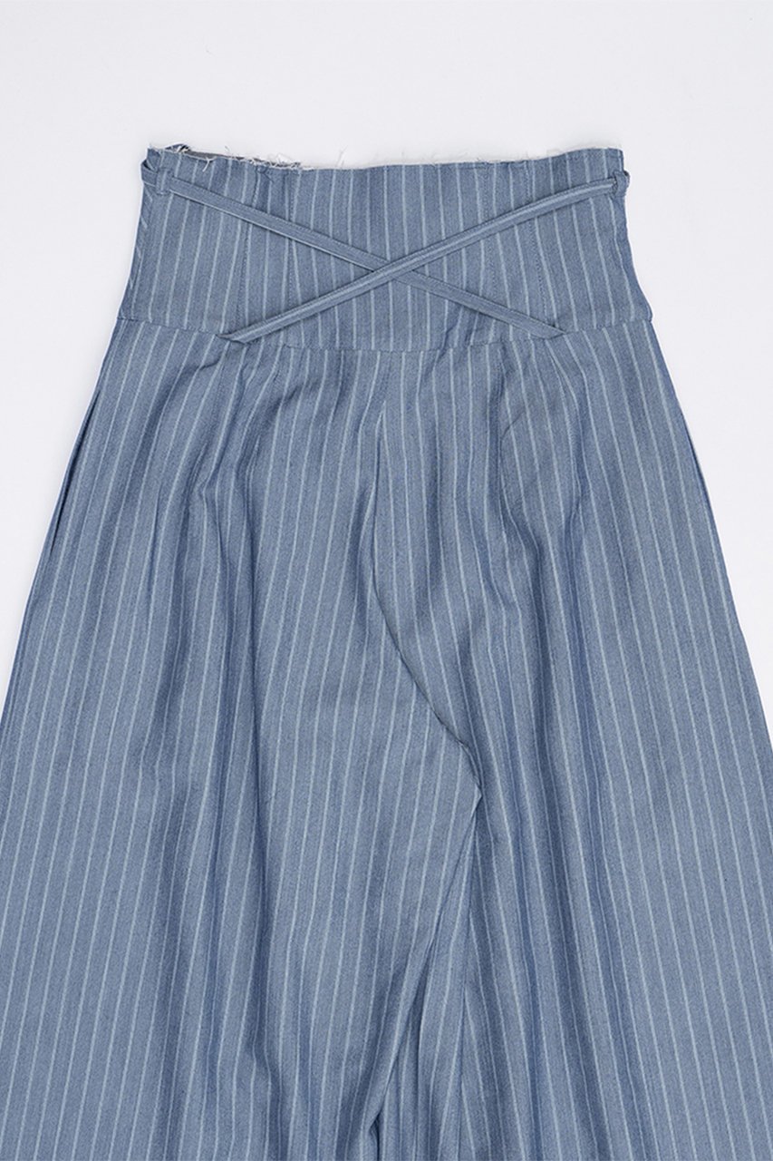 【プランク プロジェクト/PRANK PROJECT】のストライプスーパーワイドパンツ / Striped Super Wide Pants 人気、トレンドファッション・服の通販 founy(ファニー) 　ファッション　Fashion　レディースファッション　Fashion for Women　パンツ　Pants & Trousers　ストライプ　Stripe, Striped Pattern　セットアップ　Set-Up, Coordinated Outfit　デニム　Denim, Jeans Material　フロント　Front, Front Design　ワイド　Wide, Wide Fit　夏　Summer　other-5|ID: prp329100004883374 ipo3291000000036452942