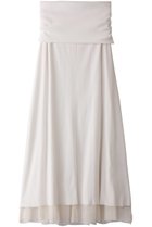 【プランク プロジェクト/PRANK PROJECT】の4WAYリブマキシスカート / 4way Ribbed Maxi Skirt 人気、トレンドファッション・服の通販 founy(ファニー) ファッション Fashion レディースファッション Fashion for Women スカート Skirts ロングスカート Long Skirts / Maxi & Midi Skirts カットソー Cut and Sewn Top シフォン Chiffon, Lightweight Fabric リバーシブル Reversible, Two-Sided ロング Long, Long-Length 夏 Summer thumbnail WHT(ホワイト)|ID: prp329100004883391 ipo3291000000036453133