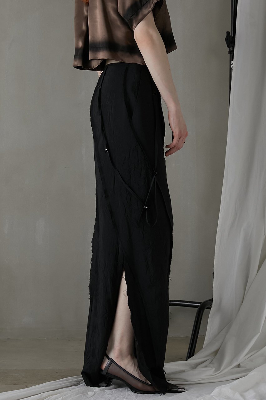 【プランク プロジェクト/PRANK PROJECT】のバイヤスカットオフマキシスカート / Bias Cut-off Maxi Skirt 人気、トレンドファッション・服の通販 founy(ファニー) 　ファッション　Fashion　レディースファッション　Fashion for Women　スカート　Skirts　ロングスカート　Long Skirts / Maxi & Midi Skirts　おすすめ　Recommended / Our Picks　とろみ　Fluid, Flowy Fabric　カットオフ　Cut-Off Design　ストレッチ　Stretch, Stretchy Fabric　スーツ　Suit, Formalwear　ドレープ　Drape, Draping Fabric　マキシ　Maxi, Full Length　メランジ　Melange, Mixed Yarn　ロング　Long, Long-Length　ワッシャー　Washer, Crinkled Finish　エレガント 上品　Elegant　other-6|ID: prp329100004883403 ipo3291000000036453257