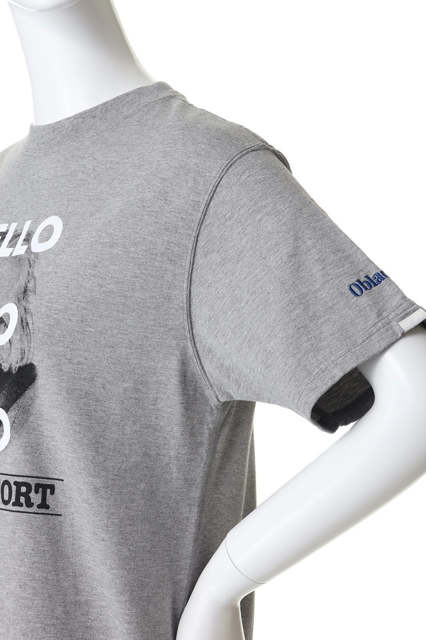 【オブラダ/Oblada】の【ELLE SHOP限定】MAN OF FEFFORT Tシャツ 人気、トレンドファッション・服の通販 founy(ファニー) 　ファッション　Fashion　レディースファッション　Fashion for Women　トップス・カットソー　Cut & Sew Tops　シャツ・ブラウス・オフィスカジュアル　Elegant Blouses & Button-Ups　ロングTシャツ・Tシャツ　Longline T-Shirts & Tees　カットソー・ベーシックTシャツ　Cut-and-Sewn Tops / Stretch Tees & Basics　インナー　Innerwear　ショート　Short, Short Length　ジャケット　Jacket, Outerwear　スリーブ　Sleeve, Long Sleeve / Short Sleeve　バランス　Balance, Style Balance　プリント　Print, Printed Pattern　other-5|ID: prp329100004883449 ipo3291000000036453790