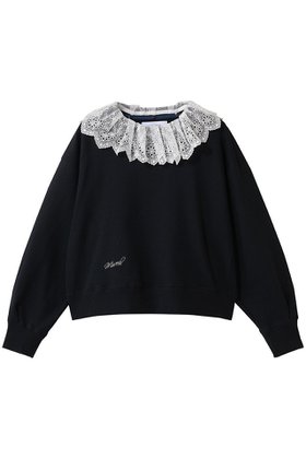 【ミュベール/MUVEIL】 レース襟付きスウェットプルオーバー人気、トレンドファッション・服の通販 founy(ファニー) ファッション Fashion レディースファッション Fashion for Women トップス・カットソー Cut & Sew Tops シャツ・ブラウス・オフィスカジュアル Elegant Blouses & Button-Ups レディースパーカー・カジュアルフーディー Casual Hoodies & Sweatshirts ロングTシャツ・Tシャツ Longline T-Shirts & Tees カジュアルプルオーバー・ニットトップス Pullovers & Knit Tops / Casual Pullovers スウェット・クルーネックトップス Sweatshirts & Crewnecks / Relaxed Fit Sweat Tops カットソー・ベーシックTシャツ Cut-and-Sewn Tops / Stretch Tees & Basics コンパクト Compact, Small Size ショルダー Shoulder, Shoulder Strap ドロップ Drop Shoulder, Dropped Style フェミニン Feminine, Girly モダン Modern, Contemporary ループ Loop, Loop Knit レース Lace, Lace Fabric ワイド Wide, Wide Fit |ID:prp329100004883458