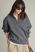 【ブリル/BRILL】のボンディングZIPスウェット 人気、トレンドファッション・服の通販 founy(ファニー) ファッション Fashion レディースファッション Fashion for Women トップス・カットソー Cut & Sew Tops シャツ・ブラウス・オフィスカジュアル Elegant Blouses & Button-Ups レディースパーカー・カジュアルフーディー Casual Hoodies & Sweatshirts ロングTシャツ・Tシャツ Longline T-Shirts & Tees スウェット・クルーネックトップス Sweatshirts & Crewnecks / Relaxed Fit Sweat Tops カットソー・ベーシックTシャツ Cut-and-Sewn Tops / Stretch Tees & Basics スウェット / スエット Sweatshirt, Sweatwear ボンディング Bonding, Bonded Fabric ポケット Pocket, Pocket Detail thumbnail グレー|ID: prp329100004883467 ipo3291000000036453927
