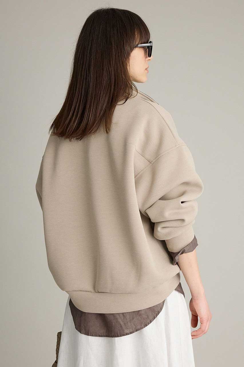 【ブリル/BRILL】のボンディングZIPスウェット 人気、トレンドファッション・服の通販 founy(ファニー) 　ファッション　Fashion　レディースファッション　Fashion for Women　トップス・カットソー　Cut & Sew Tops　シャツ・ブラウス・オフィスカジュアル　Elegant Blouses & Button-Ups　レディースパーカー・カジュアルフーディー　Casual Hoodies & Sweatshirts　ロングTシャツ・Tシャツ　Longline T-Shirts & Tees　スウェット・クルーネックトップス　Sweatshirts & Crewnecks / Relaxed Fit Sweat Tops　カットソー・ベーシックTシャツ　Cut-and-Sewn Tops / Stretch Tees & Basics　スウェット / スエット　Sweatshirt, Sweatwear　ボンディング　Bonding, Bonded Fabric　ポケット　Pocket, Pocket Detail　other-4|ID: prp329100004883467 ipo3291000000036453937