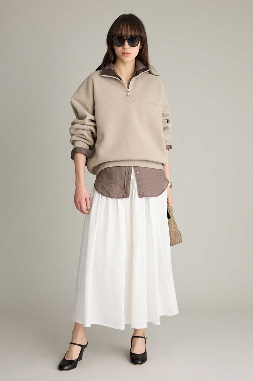 【ブリル/BRILL】のボンディングZIPスウェット 人気、トレンドファッション・服の通販 founy(ファニー) 　ファッション　Fashion　レディースファッション　Fashion for Women　トップス・カットソー　Cut & Sew Tops　シャツ・ブラウス・オフィスカジュアル　Elegant Blouses & Button-Ups　レディースパーカー・カジュアルフーディー　Casual Hoodies & Sweatshirts　ロングTシャツ・Tシャツ　Longline T-Shirts & Tees　スウェット・クルーネックトップス　Sweatshirts & Crewnecks / Relaxed Fit Sweat Tops　カットソー・ベーシックTシャツ　Cut-and-Sewn Tops / Stretch Tees & Basics　スウェット / スエット　Sweatshirt, Sweatwear　ボンディング　Bonding, Bonded Fabric　ポケット　Pocket, Pocket Detail　other-5|ID: prp329100004883467 ipo3291000000036453939