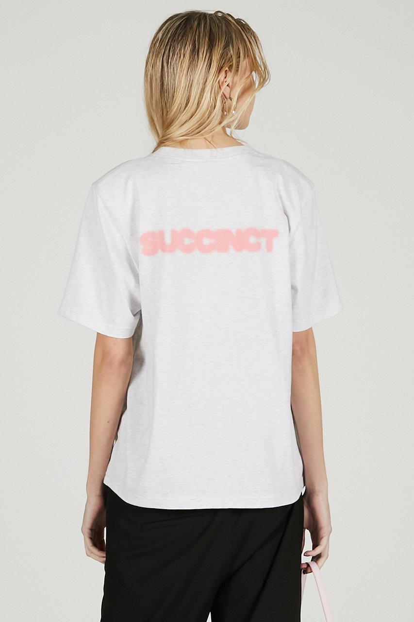 【プランク プロジェクト/PRANK PROJECT】のパワーショルダーロゴTEE/ Power Shoulder Logo Tee 人気、トレンドファッション・服の通販 founy(ファニー) 　ファッション　Fashion　レディースファッション　Fashion for Women　トップス・カットソー　Cut & Sew Tops　シャツ・ブラウス・オフィスカジュアル　Elegant Blouses & Button-Ups　ロングTシャツ・Tシャツ　Longline T-Shirts & Tees　カットソー・ベーシックTシャツ　Cut-and-Sewn Tops / Stretch Tees & Basics　なめらか　Smooth, Silky Texture　ショート　Short, Short Length　シンプル　Simple, Minimal　スリーブ　Sleeve, Long Sleeve / Short Sleeve　フロント　Front, Front Design　プリント　Print, Printed Pattern　other-8|ID: prp329100004883514 ipo3291000000036454311