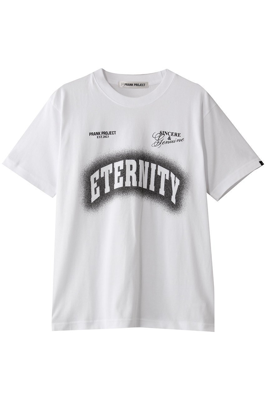 【プランク プロジェクト/PRANK PROJECT】のスプレープリントTシャツ / Spray Print Tee インテリア・キッズ・メンズ・レディースファッション・服の通販 founy(ファニー) 　ファッション　Fashion　レディースファッション　Fashion for Women　トップス・カットソー　Cut & Sew Tops　シャツ・ブラウス・オフィスカジュアル　Elegant Blouses & Button-Ups　ロングTシャツ・Tシャツ　Longline T-Shirts & Tees　カットソー・ベーシックTシャツ　Cut-and-Sewn Tops / Stretch Tees & Basics　コンパクト　Compact, Small Size　ショート　Short, Short Length　スリーブ　Sleeve, Long Sleeve / Short Sleeve　プリント　Print, Printed Pattern　WHT(ホワイト)|ID: prp329100004883523 ipo3291000000036454382