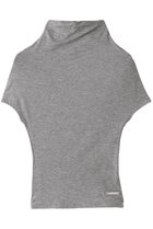 【プランク プロジェクト/PRANK PROJECT】のカウルネックトップ / Cowl Neck Top 人気、トレンドファッション・服の通販 founy(ファニー) ファッション Fashion レディースファッション Fashion for Women トップス・カットソー Cut & Sew Tops シャツ・ブラウス・オフィスカジュアル Elegant Blouses & Button-Ups ロングTシャツ・Tシャツ Longline T-Shirts & Tees カットソー・ベーシックTシャツ Cut-and-Sewn Tops / Stretch Tees & Basics カットソー Cut and Sewn Top ショート Short, Short Length スリーブ Sleeve, Long Sleeve / Short Sleeve ドレープ Drape, Draping Fabric thumbnail GRY(グレー)|ID: prp329100004883526 ipo3291000000036454423