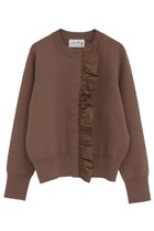 【マルティニーク/martinique】の【l heritage martinique】タフタフリルカーディガン キャメル|ID: prp329100004884006 ipo3291000000036457142