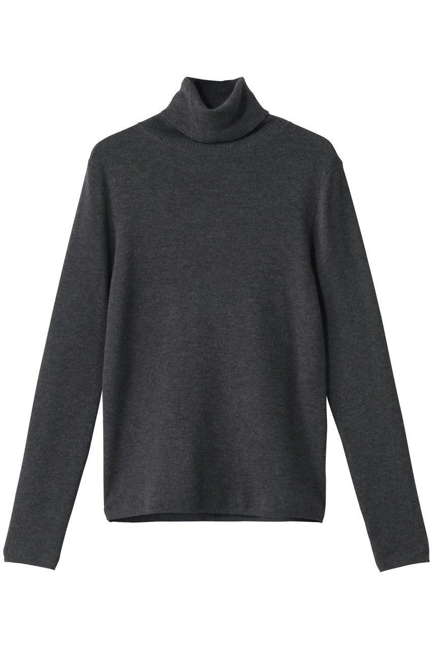 【ティッカ/TICCA】のリブタートルプルオーバー インテリア・キッズ・メンズ・レディースファッション・服の通販 founy(ファニー) 　ファッション　Fashion　レディースファッション　Fashion for Women　トップス・カットソー　Cut & Sew Tops　ニット　Knit Tops & Sweaters　カジュアルプルオーバー・ニットトップス　Pullovers & Knit Tops / Casual Pullovers　エレガント 上品　Elegant　スタンダード　Standard, Basic　チャコールグレー|ID: prp329100004884009 ipo3291000000036457150