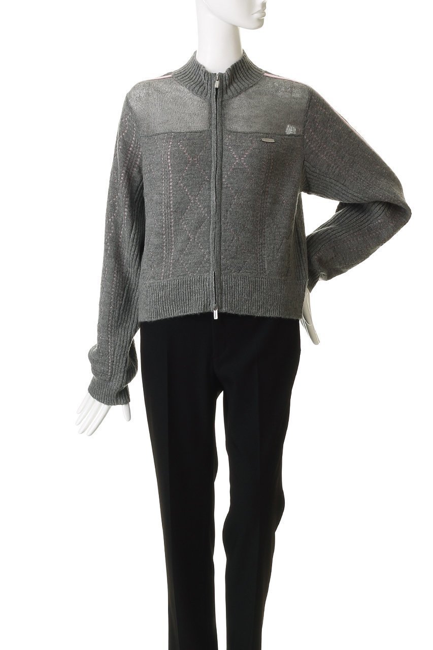 【メゾンスペシャル/MAISON SPECIAL】のOpenwork Knit Track Jacket/透かし編みニットトラックジャケット 大人の最旬トレンドファッション＆コーディネート founy(ファウニー) 　ファッション　Fashion　レディースファッション　Fashion for Women　クラシック　Classic, Timeless Style　ショート　Short, Short Length　シンプル　Simple, Minimal　セットアップ　Set-Up, Coordinated Outfit　透かし　Cut-Out, Lacework　デニム　Denim, Jeans Material　トレンド　Trend, Trending Now　フェミニン　Feminine, Girly　フロント　Front, Front Design　モダン　Modern, Contemporary　A/W・秋冬　Autumn/Winter　おすすめ　Recommended / Our Picks　エレガント 上品　Elegant　other-2|ID: prp329100004884020 ipo3291000000036457261