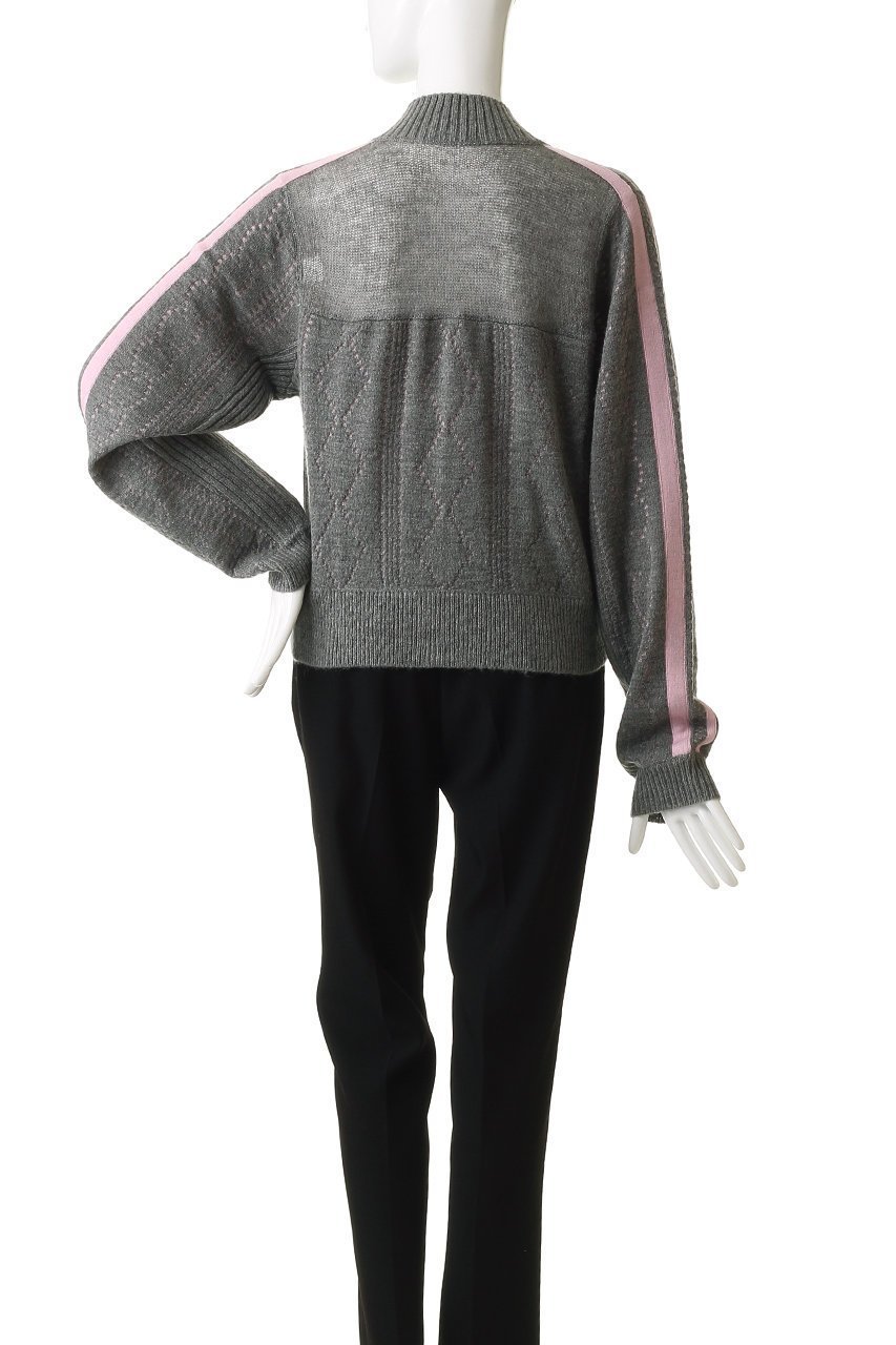 【メゾンスペシャル/MAISON SPECIAL】のOpenwork Knit Track Jacket/透かし編みニットトラックジャケット 大人の最旬トレンドファッション＆コーディネート founy(ファウニー) 　ファッション　Fashion　レディースファッション　Fashion for Women　クラシック　Classic, Timeless Style　ショート　Short, Short Length　シンプル　Simple, Minimal　セットアップ　Set-Up, Coordinated Outfit　透かし　Cut-Out, Lacework　デニム　Denim, Jeans Material　トレンド　Trend, Trending Now　フェミニン　Feminine, Girly　フロント　Front, Front Design　モダン　Modern, Contemporary　A/W・秋冬　Autumn/Winter　おすすめ　Recommended / Our Picks　エレガント 上品　Elegant　other-4|ID: prp329100004884020 ipo3291000000036457265
