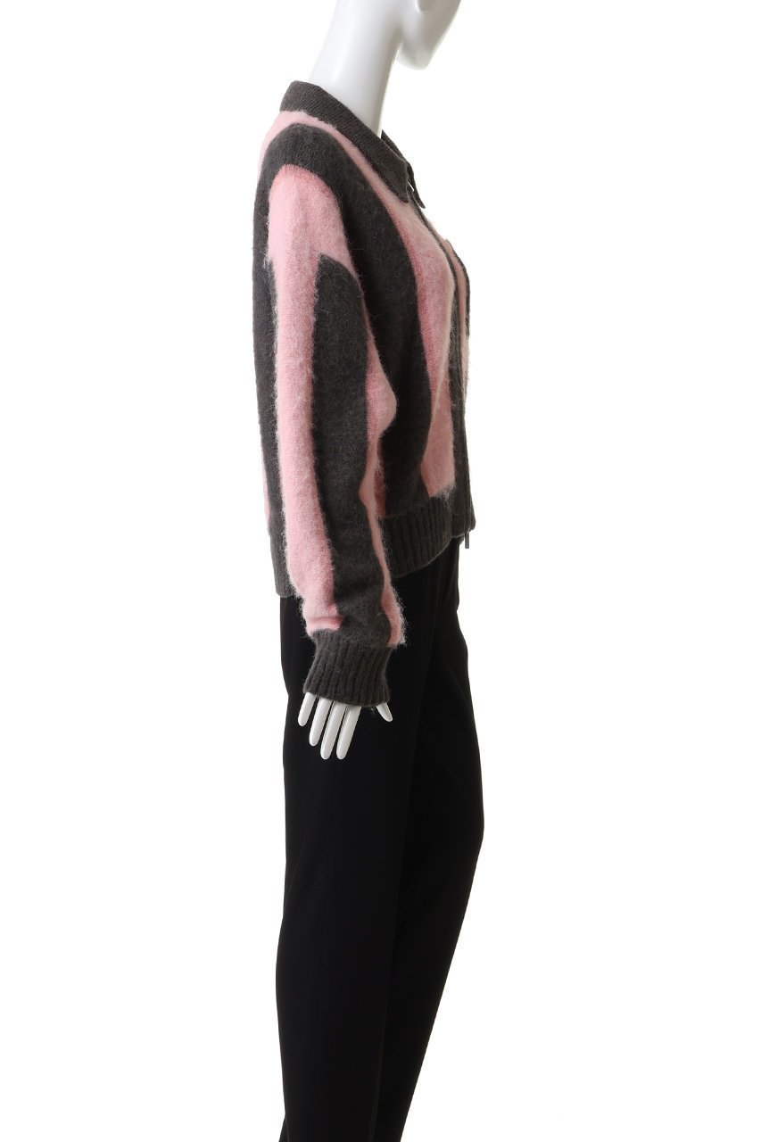【メゾンスペシャル/MAISON SPECIAL】のSoutien Collar Stripe Zip Knit Cardigan/ステンカラーストライプジップニットカーデ 人気、トレンドファッション・服の通販 founy(ファニー) 　ファッション　Fashion　レディースファッション　Fashion for Women　トップス・カットソー　Cut & Sew Tops　ニット　Knit Tops & Sweaters　カーディガン・羽織り　Layered Style Cardigans　カーディガン　Cardigan, Knitwear　クラシック　Classic, Timeless Style　コンパクト　Compact, Small Size　ストライプ　Stripe, Striped Pattern　スポーティ　Sporty, Casual Athletic　テクスチャー　Texture, Textured Fabric　ミックス　Mix, Mixed Style　リュクス　Luxury, Elegant, High-End, Chic　ワイド　Wide, Wide Fit　A/W・秋冬　Autumn/Winter　other-3|ID: prp329100004884022 ipo3291000000036457282