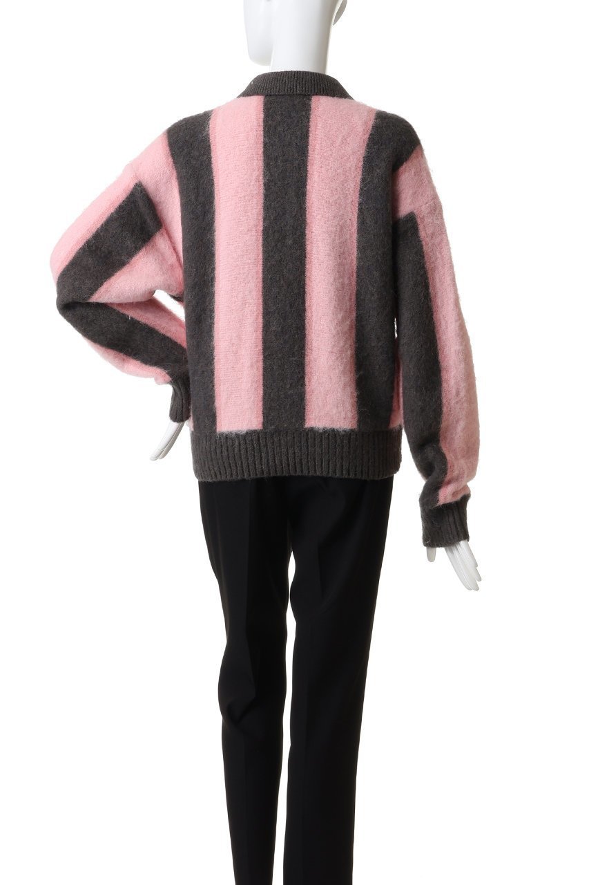 【メゾンスペシャル/MAISON SPECIAL】のSoutien Collar Stripe Zip Knit Cardigan/ステンカラーストライプジップニットカーデ 人気、トレンドファッション・服の通販 founy(ファニー) ファッション Fashion レディースファッション Fashion for Women トップス・カットソー Cut & Sew Tops ニット Knit Tops & Sweaters カーディガン・羽織り Layered Style Cardigans カーディガン Cardigan, Knitwear クラシック Classic, Timeless Style コンパクト Compact, Small Size ストライプ Stripe, Striped Pattern スポーティ Sporty, Casual Athletic テクスチャー Texture, Textured Fabric ミックス Mix, Mixed Style リュクス Luxury, Elegant, High-End, Chic ワイド Wide, Wide Fit A/W・秋冬 Autumn/Winter other-4|ID: prp329100004884023 ipo3291000000036457285