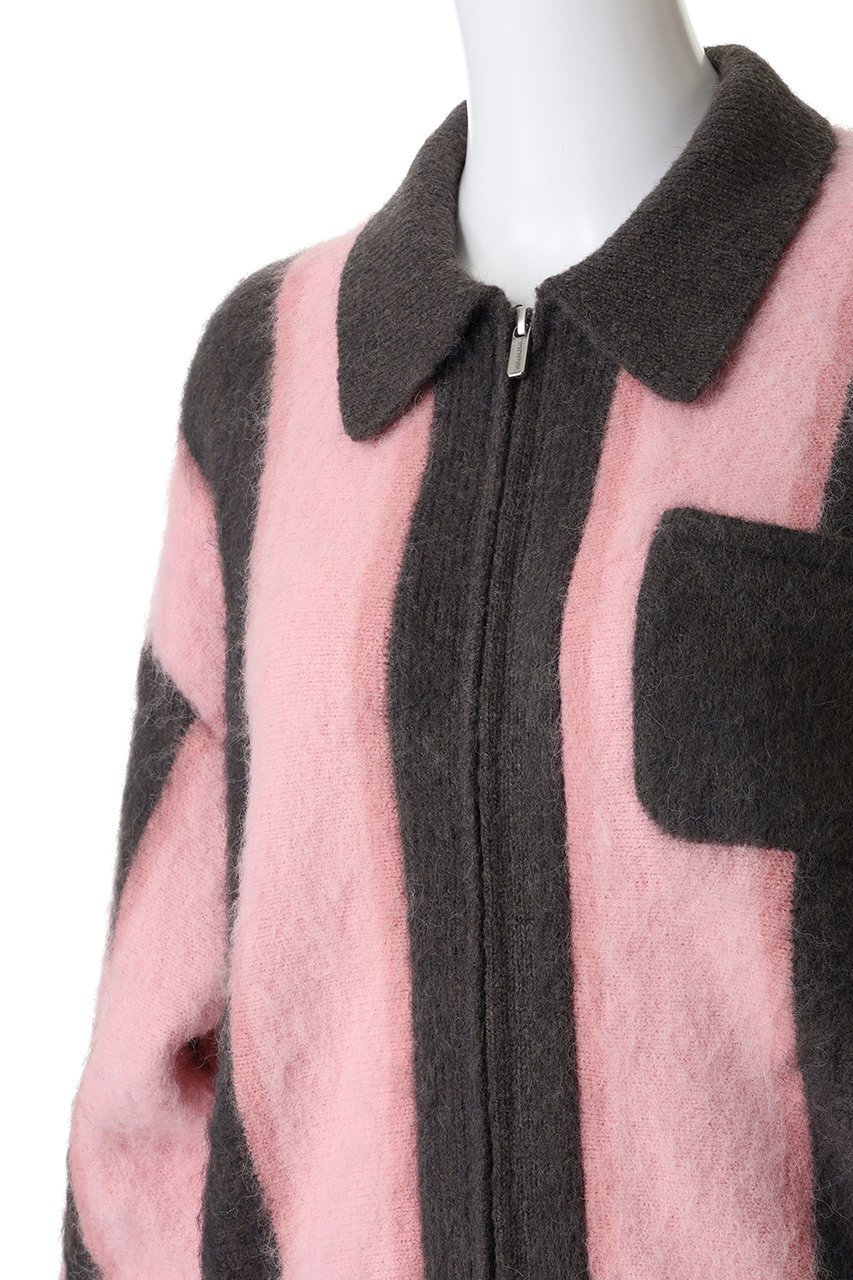 【メゾンスペシャル/MAISON SPECIAL】のSoutien Collar Stripe Zip Knit Cardigan/ステンカラーストライプジップニットカーデ 人気、トレンドファッション・服の通販 founy(ファニー) ファッション Fashion レディースファッション Fashion for Women トップス・カットソー Cut & Sew Tops ニット Knit Tops & Sweaters カーディガン・羽織り Layered Style Cardigans カーディガン Cardigan, Knitwear クラシック Classic, Timeless Style コンパクト Compact, Small Size ストライプ Stripe, Striped Pattern スポーティ Sporty, Casual Athletic テクスチャー Texture, Textured Fabric ミックス Mix, Mixed Style リュクス Luxury, Elegant, High-End, Chic ワイド Wide, Wide Fit A/W・秋冬 Autumn/Winter other-5|ID: prp329100004884023 ipo3291000000036457286