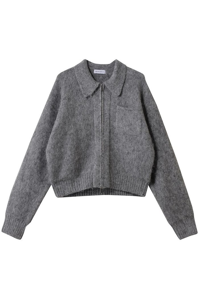【メゾンスペシャル/MAISON SPECIAL】のSoutien Collar Zip Knit Cardigan/ステンカラージップニットカーデ インテリア・キッズ・メンズ・レディースファッション・服の通販 founy(ファニー) https://founy.com/ ファッション Fashion レディースファッション Fashion for Women トップス・カットソー Cut & Sew Tops ニット Knit Tops & Sweaters カーディガン・羽織り Layered Style Cardigans カーディガン Cardigan, Knitwear クラシック Classic, Timeless Style コンパクト Compact, Small Size スポーティ Sporty, Casual Athletic テクスチャー Texture, Textured Fabric ミックス Mix, Mixed Style リュクス Luxury, Elegant, High-End, Chic |ID: prp329100004884025 ipo3291000000036457295