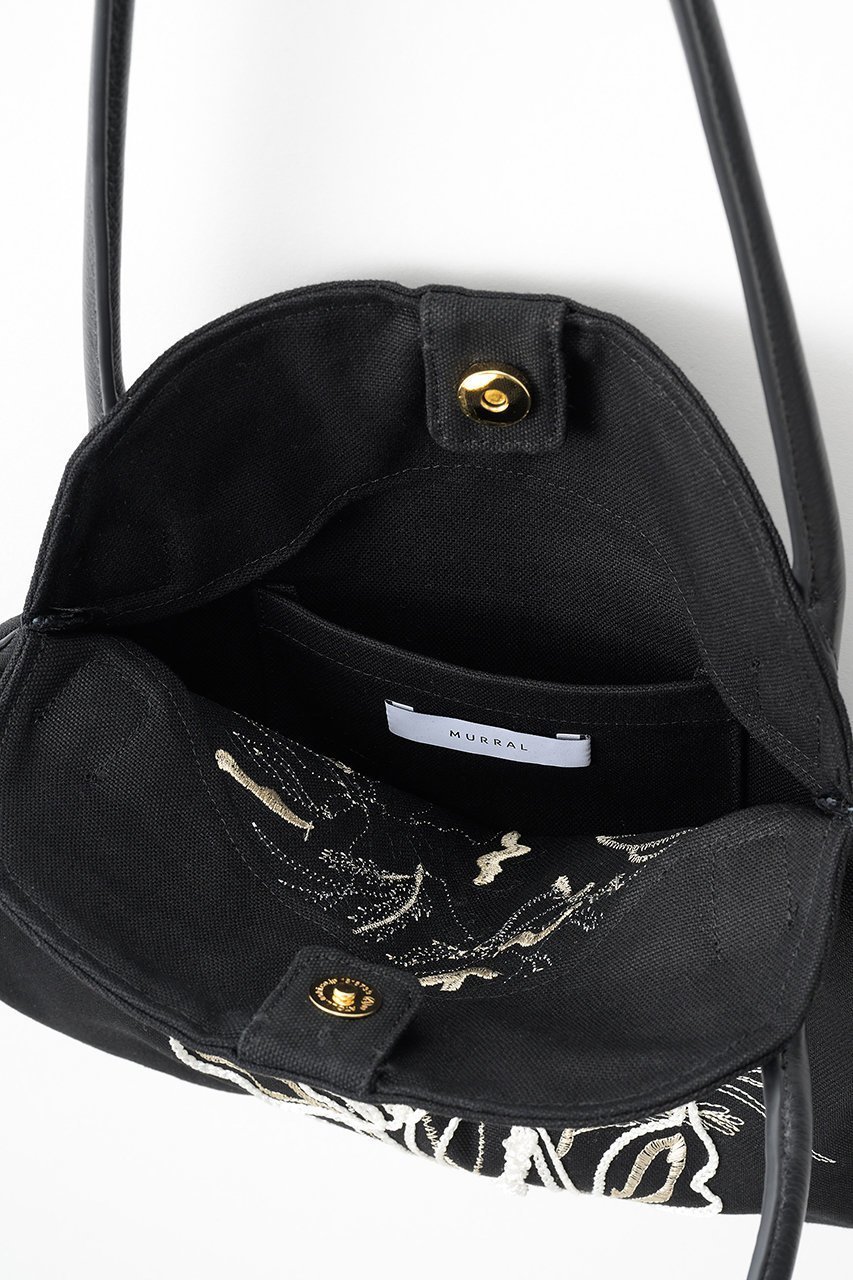 【ミューラル/MURRAL】のBouquet バッグ 人気、トレンドファッション・服の通販 founy(ファニー) 　ファッション　Fashion　レディースファッション　Fashion for Women　バッグ　Bags　キャンバス　Canvas, Canvas Fabric　ミックス　Mix, Mixed Style　リボン　Ribbon, Bow　other-8|ID: prp329100004884032 ipo3291000000036457384