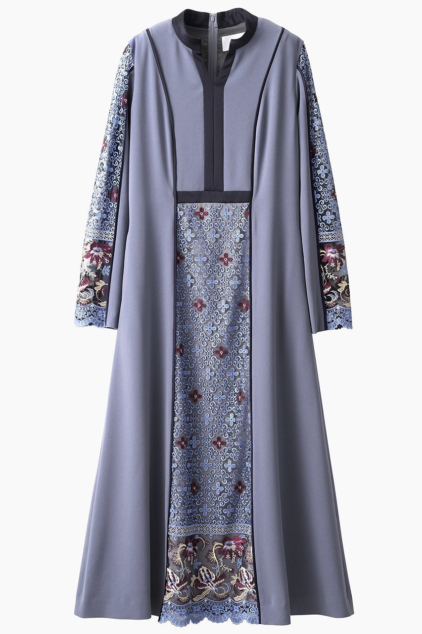 【ミューラル/MURRAL】のFramed フラワー レース ドレス 人気、トレンドファッション・服の通販 founy(ファニー) 　ファッション　Fashion　レディースファッション　Fashion for Women　ワンピース　Dresses　フォーマル・パーティードレス・結婚式用ドレス　Elegant & Casual Dresses　チュニック　Tunic Tops & Dresses　アクセサリー　Fashion Accessories　ジュエリー　Jewelry, Accessories　チュニック　Tunic, Long Top　ドレス　Dress, One-Piece　フラワー　Flower, Floral　モチーフ　Motif, Design Theme　レース　Lace, Lace Fabric　ロング　Long, Long-Length　 other-1|ID: prp329100004884037 ipo3291000000036457417