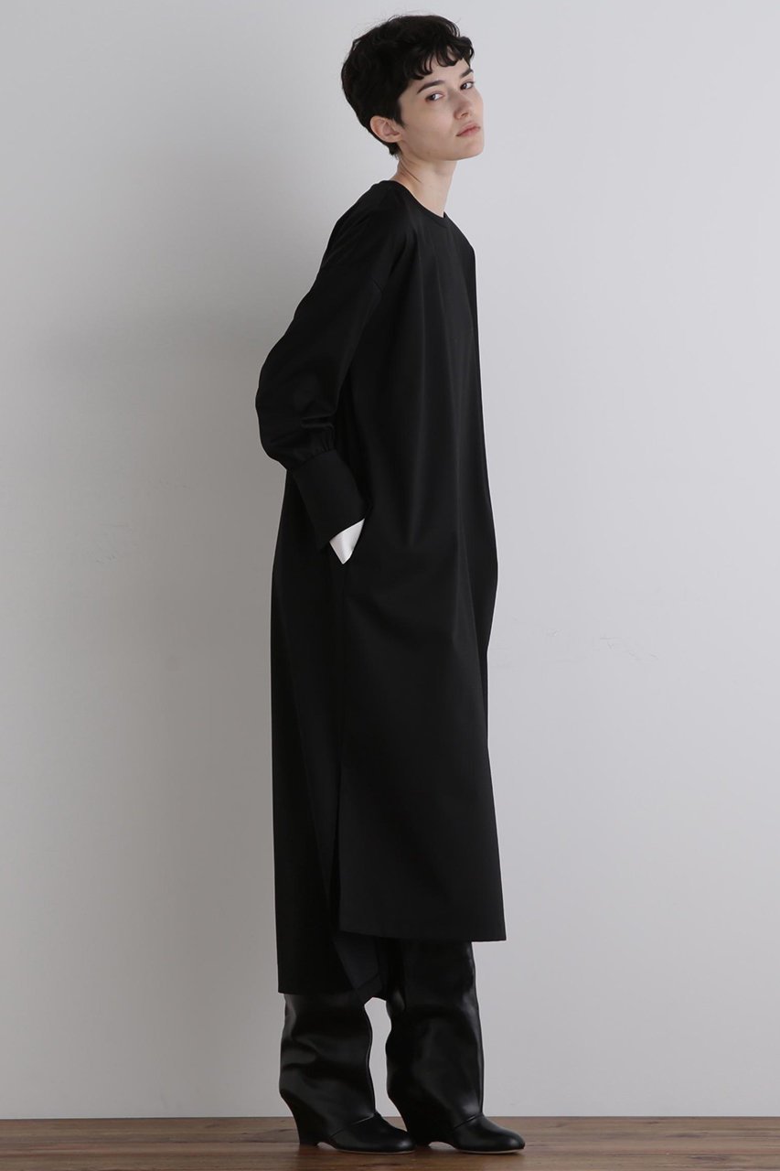 【ル フィル/LE PHIL】のコンパクトポンチワンピース 人気、トレンドファッション・服の通販 founy(ファニー) 　ファッション　Fashion　レディースファッション　Fashion for Women　ワンピース　Dresses　チュニック　Tunic Tops & Dresses　カフス　Cuff Design　コンパクト　Compact, Small Size　シンプル　Simple, Minimal　スタンダード　Standard, Basic　チュニック　Tunic, Long Top　フォルム　Silhouette, Form　ロング　Long, Long-Length　定番　Standard, Basic Item　other-3|ID: prp329100004884052 ipo3291000000036457534