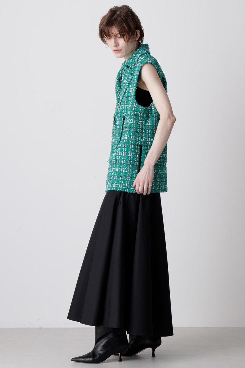 【ヒューエルミュージアム/hueLe Museum】の【hLM】LINTONツイードジレ 人気、トレンドファッション・服の通販 founy(ファニー) 　ファッション　Fashion　レディースファッション　Fashion for Women　アウター　Coat / Outerwear Collection　レディースジャケット・軽アウター　Jackets　おすすめ　Recommended / Our Picks　エレガント 上品　Elegant　クラシック　Classic, Timeless Style　ジャケット　Jacket, Outerwear　ツイード　Twill, Twill Weave　デニム　Denim, Jeans Material　other-4|ID: prp329100004884060 ipo3291000000036457604