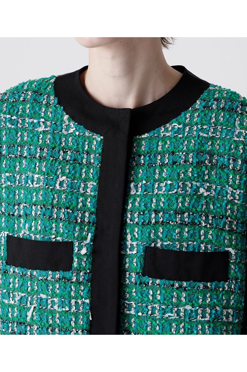 【ヒューエルミュージアム/hueLe Museum】の【hLM】LINTONツイードジャケット 人気、トレンドファッション・服の通販 founy(ファニー) 　ファッション　Fashion　レディースファッション　Fashion for Women　アウター　Coat / Outerwear Collection　レディースジャケット・軽アウター　Jackets　エレガント 上品　Elegant　クラシカル　Classical, Vintage-Inspired　ジャケット　Jacket, Outerwear　ツイード　Twill, Twill Weave　トレンド　Trend, Trending Now　モダン　Modern, Contemporary　other-6|ID: prp329100004884063 ipo3291000000036457632