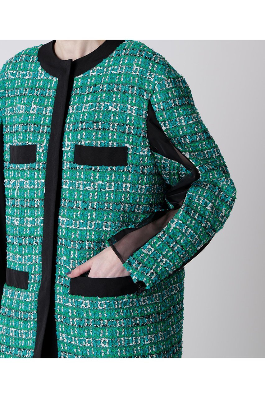 【ヒューエルミュージアム/hueLe Museum】の【hLM】LINTONツイードジャケット 人気、トレンドファッション・服の通販 founy(ファニー) 　ファッション　Fashion　レディースファッション　Fashion for Women　アウター　Coat / Outerwear Collection　レディースジャケット・軽アウター　Jackets　エレガント 上品　Elegant　クラシカル　Classical, Vintage-Inspired　ジャケット　Jacket, Outerwear　ツイード　Twill, Twill Weave　トレンド　Trend, Trending Now　モダン　Modern, Contemporary　other-7|ID: prp329100004884063 ipo3291000000036457634