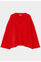 【ル フィル/LE PHIL】のオーバーサイズニットケーププルオーバー レッド|ID: prp329100004884079 ipo3291000000036457743