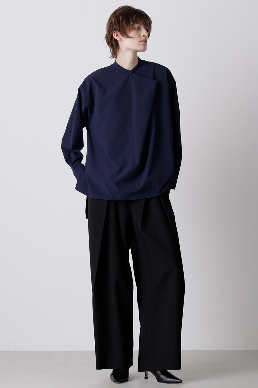 【ヒューエルミュージアム/hueLe Museum】の【hLM】ダブルクロスタックパンツ 人気、トレンドファッション・服の通販 founy(ファニー) 　ファッション　Fashion　レディースファッション　Fashion for Women　パンツ　Pants & Trousers　スタイリッシュ　Stylish, Fashionable　ツイル　Twist, Twisted Detail　トレンド　Trend, Trending Now　フロント　Front, Front Design　 other-1|ID: prp329100004884081 ipo3291000000036457763