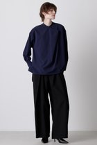 【ヒューエルミュージアム/hueLe Museum】の【hLM】ダブルクロスタックパンツ 人気、トレンドファッション・服の通販 founy(ファニー) ファッション Fashion レディースファッション Fashion for Women パンツ Pants & Trousers スタイリッシュ Stylish, Fashionable ツイル Twist, Twisted Detail トレンド Trend, Trending Now フロント Front, Front Design thumbnail ブラック|ID: prp329100004884081 ipo3291000000036457768