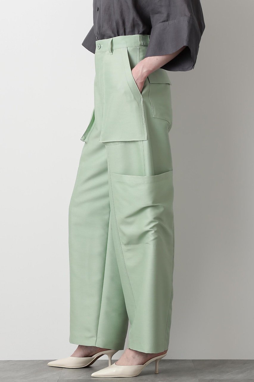 【ヒューエルミュージアム/hueLe Museum】の【STUMBLY】New Baker Cargo Pants 人気、トレンドファッション・服の通販 founy(ファニー) ファッション Fashion レディースファッション Fashion for Women パンツ Pants & Trousers カーゴパンツ Cargo Pants, Utility Pants シルク Silk, 100% Silk ポケット Pocket, Pocket Detail 定番 Standard, Basic Item other-6|ID: prp329100004884083 ipo3291000000036457799