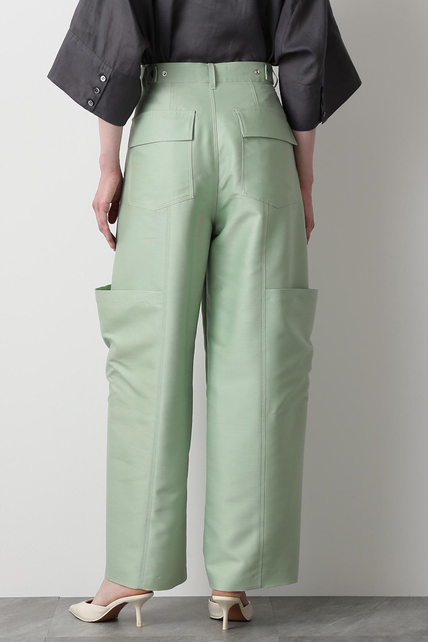 【ヒューエルミュージアム/hueLe Museum】の【STUMBLY】New Baker Cargo Pants 人気、トレンドファッション・服の通販 founy(ファニー) ファッション Fashion レディースファッション Fashion for Women パンツ Pants & Trousers カーゴパンツ Cargo Pants, Utility Pants シルク Silk, 100% Silk ポケット Pocket, Pocket Detail 定番 Standard, Basic Item other-7|ID: prp329100004884083 ipo3291000000036457804