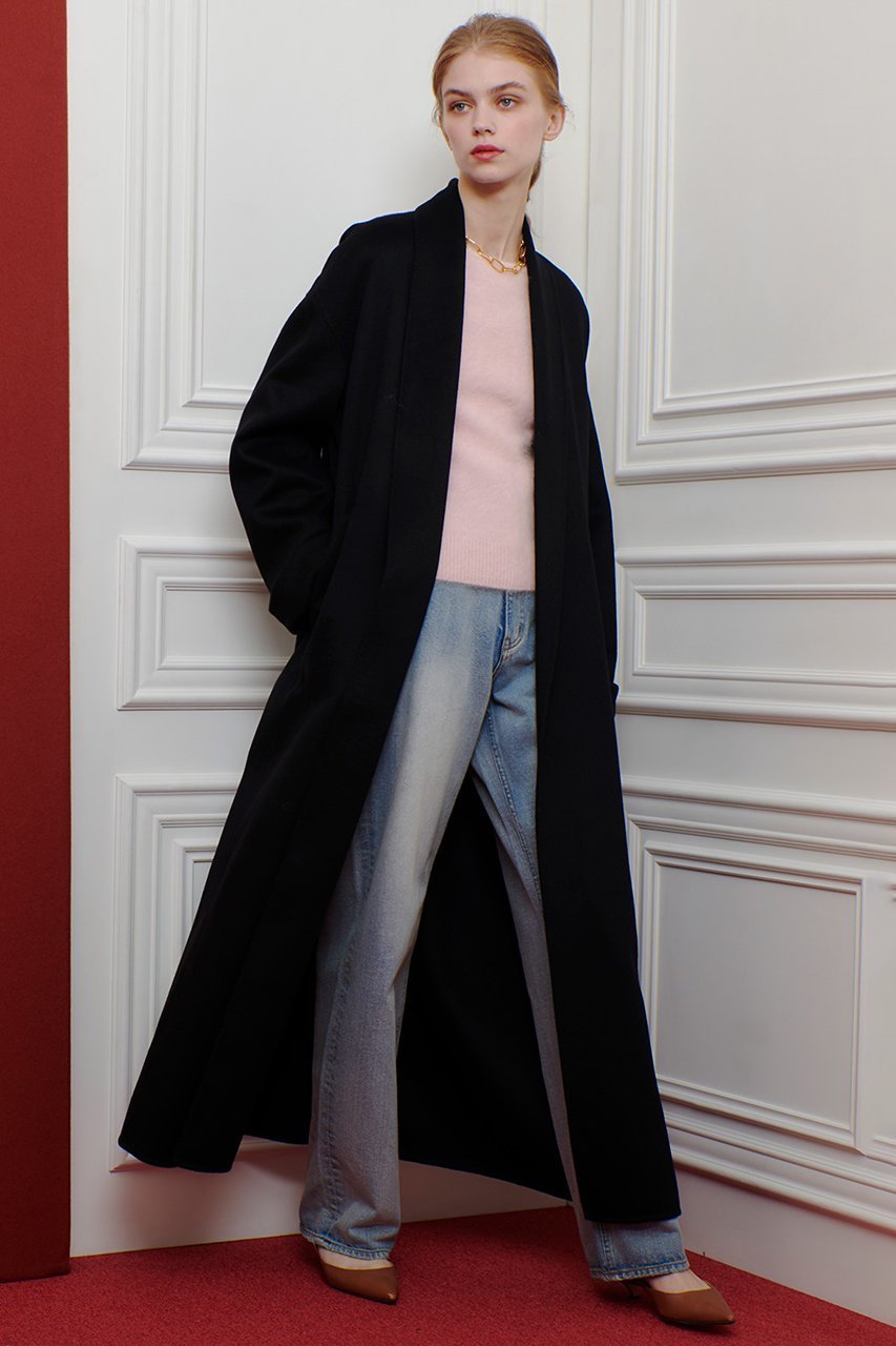 【アルアバイル/allureville】の【LOULOU WILLOUGHBY】MTRカシミヤロングコート 人気、トレンドファッション・服の通販 founy(ファニー) 　ファッション　Fashion　レディースファッション　Fashion for Women　アウター　Coat / Outerwear Collection　コート・ロングコート・ピーコート　Long Coats, Peacoats & More　なめらか　Smooth, Silky Texture　イタリア　Italy　インナー　Innerwear　シルク　Silk, 100% Silk　ドレス　Dress, One-Piece　ポケット　Pocket, Pocket Detail　ラグジュアリー　Luxury, Elegant　ロング　Long, Long-Length　エレガント 上品　Elegant　other-4|ID: prp329100004884099 ipo3291000000036457951
