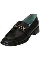 【セルジオ ロッシ/SERGIO ROSSI】のBITT ローファー 人気、トレンドファッション・服の通販 founy(ファニー) ファッション Fashion レディースファッション Fashion for Women コレクション Collection, Seasonal Line シューズ Shoes, Footwear ストレート Straight, Straight Cut フラット Flat, Flat Shoes メタル Metal, Metal Parts ライニング Inner Lining, Inner Fabric, Lined thumbnail ブラック+アクアミントライニング|ID: prp329100004884115 ipo3291000000036458051