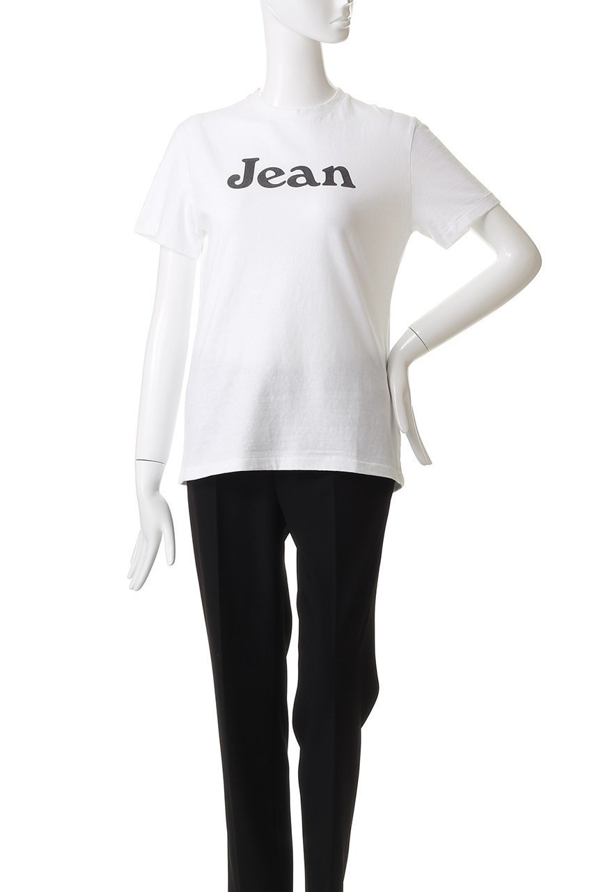 【マディソンブルー/MADISONBLUE】のCREW NECK TEE JEAN クルーネックTシャツ 人気、トレンドファッション・服の通販 founy(ファニー) 　ファッション　Fashion　レディースファッション　Fashion for Women　トップス・カットソー　Cut & Sew Tops　シャツ・ブラウス・オフィスカジュアル　Elegant Blouses & Button-Ups　ロングTシャツ・Tシャツ　Longline T-Shirts & Tees　カットソー・ベーシックTシャツ　Cut-and-Sewn Tops / Stretch Tees & Basics　イラスト　Illustration　ショート　Short, Short Length　シンプル　Simple, Minimal　スリーブ　Sleeve, Long Sleeve / Short Sleeve　プリント　Print, Printed Pattern　other-2|ID: prp329100004884119 ipo3291000000036458073