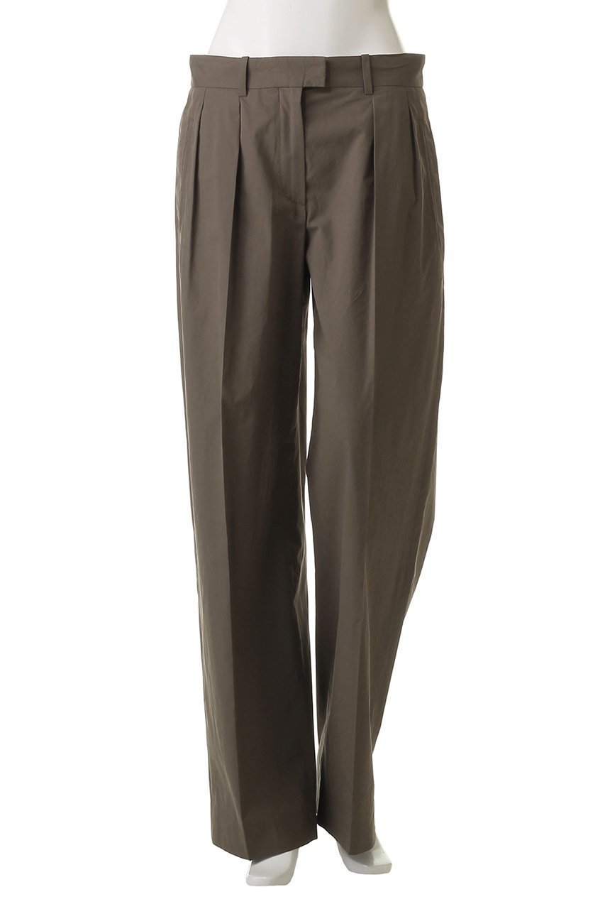 【ザ ロウ/THE ROW】のALFIDIS PANT 大人の最旬トレンドファッション＆コーディネート founy(ファウニー) 　ファッション　Fashion　レディースファッション　Fashion for Women　パンツ　Pants & Trousers　なめらか　Smooth, Silky Texture　ストレート　Straight, Straight Cut　ダブル　Double, Double-Breasted　フロント　Front, Front Design　プリーツ　Pleats, Pleated　ボトム　Bottoms, Lower Wear　ロング　Long, Long-Length　other-2|ID: prp329100004884147 ipo3291000000036827461