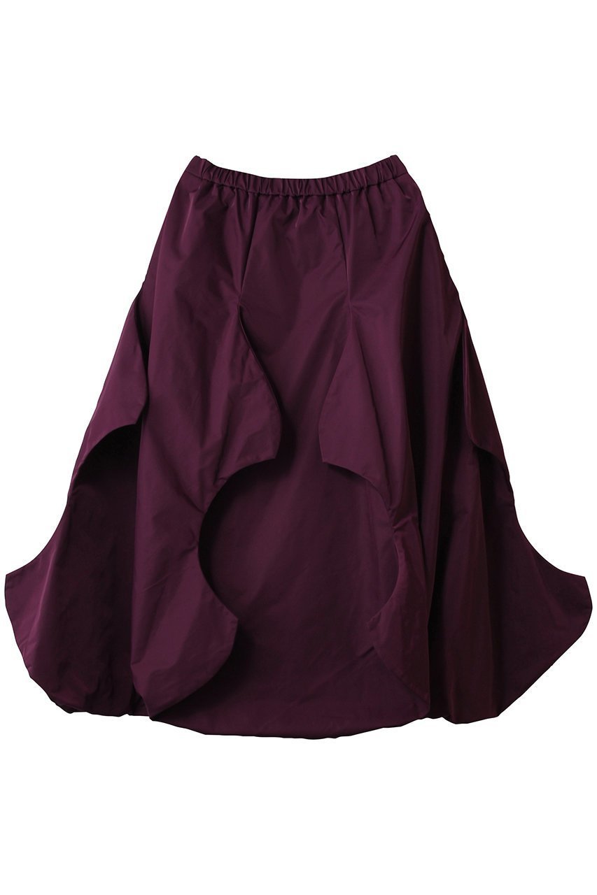【エンフォルド/ENFOLD】のODD SHAPE SKIRT スカート インテリア・キッズ・メンズ・レディースファッション・服の通販 founy(ファニー) 　ファッション　Fashion　レディースファッション　Fashion for Women　スカート　Skirts　ロングスカート　Long Skirts / Maxi & Midi Skirts　ツイル　Twist, Twisted Detail　バランス　Balance, Style Balance　バルーン　Balloon, Balloon Silhouette　ロング　Long, Long-Length　エレガント 上品　Elegant　ボルドー|ID: prp329100004884150 ipo3291000000036458269