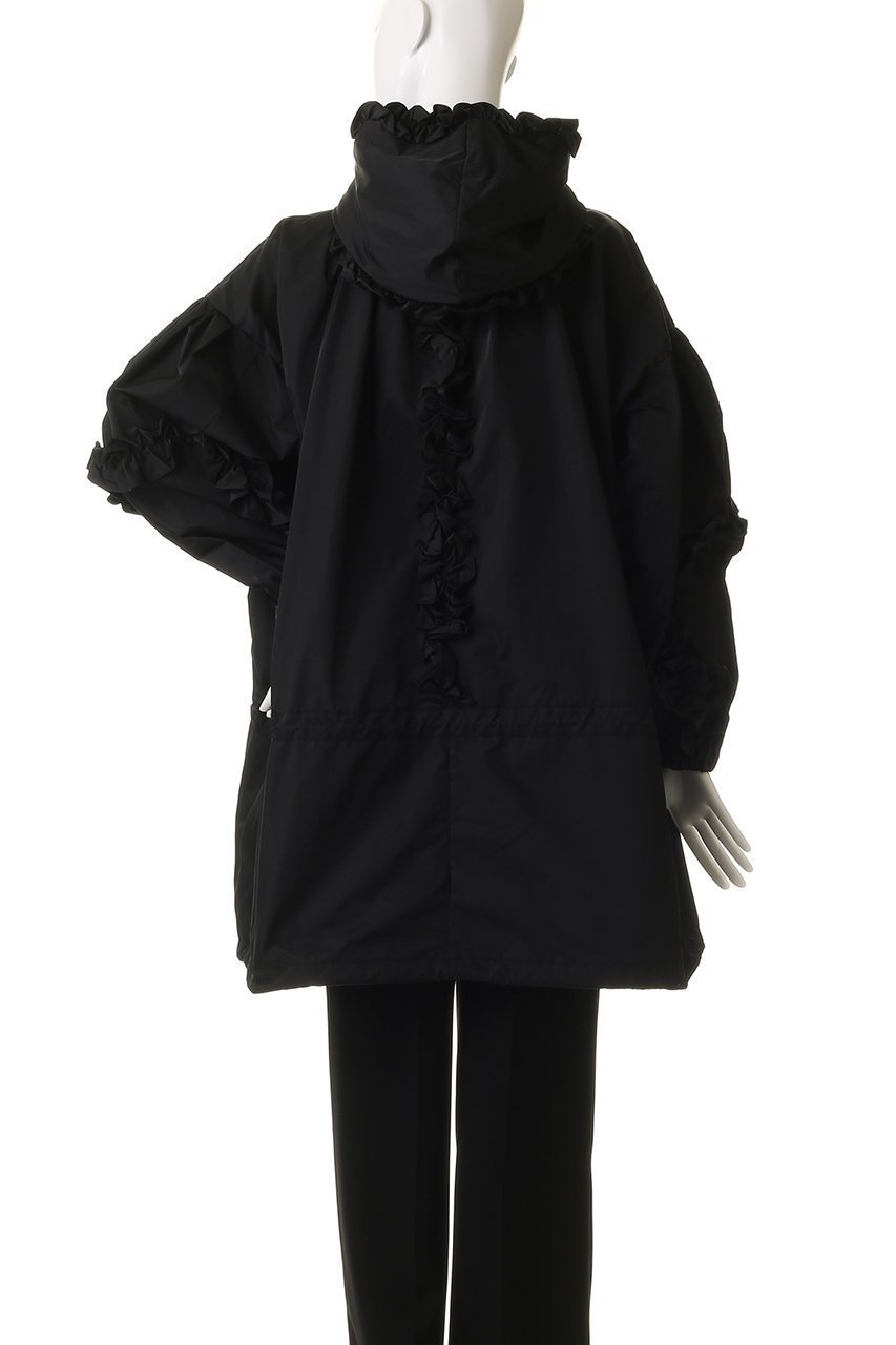 【エンフォルド/ENFOLD】のFRILL BLOUSON ブルゾン 大人の最旬トレンドファッション＆コーディネート founy(ファウニー) 　ファッション　Fashion　レディースファッション　Fashion for Women　アウター　Coat / Outerwear Collection　レディースジャケット・軽アウター　Jackets　ブルゾンジャケット・スポーティアウター　Blouson Jackets　ショート　Short, Short Length　ジャケット　Jacket, Outerwear　ツイル　Twist, Twisted Detail　ドット　Polka Dot, Dot Pattern　バルーン　Balloon, Balloon Silhouette　フリル　Frill, Ruffle　ブルゾン　Blouson, Bomber Jacket　エレガント 上品　Elegant　other-4|ID: prp329100004884152 ipo3291000000036591984