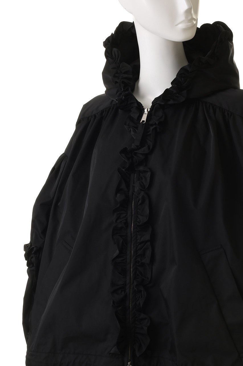 【エンフォルド/ENFOLD】のFRILL BLOUSON ブルゾン 大人の最旬トレンドファッション＆コーディネート founy(ファウニー) 　ファッション　Fashion　レディースファッション　Fashion for Women　アウター　Coat / Outerwear Collection　レディースジャケット・軽アウター　Jackets　ブルゾンジャケット・スポーティアウター　Blouson Jackets　ショート　Short, Short Length　ジャケット　Jacket, Outerwear　ツイル　Twist, Twisted Detail　ドット　Polka Dot, Dot Pattern　バルーン　Balloon, Balloon Silhouette　フリル　Frill, Ruffle　ブルゾン　Blouson, Bomber Jacket　エレガント 上品　Elegant　other-5|ID: prp329100004884152 ipo3291000000036591985
