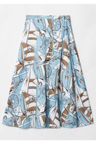 【アルアバイル/allureville】の【LOULOU WILLOUGHBY】RATTIマリーナプリントフレアスカート 人気、トレンドファッション・服の通販 founy(ファニー) ファッション Fashion レディースファッション Fashion for Women スカート Skirts Aライン・フレアスカート A-Line & Flared Skirts ロングスカート Long Skirts / Maxi & Midi Skirts おすすめ Recommended / Our Picks イタリア Italy セットアップ Set-Up, Coordinated Outfit フレア Flare, Flared フレアースカート Flared Skirt, A-Line Skirt プリント Print, Printed Pattern モチーフ Motif, Design Theme ラップ Wrap, Wrap Design ロング Long, Long-Length 夏 Summer 無地 Plain, Solid Color thumbnail ブルーマルチ|ID: prp329100004884201 ipo3291000000036458659