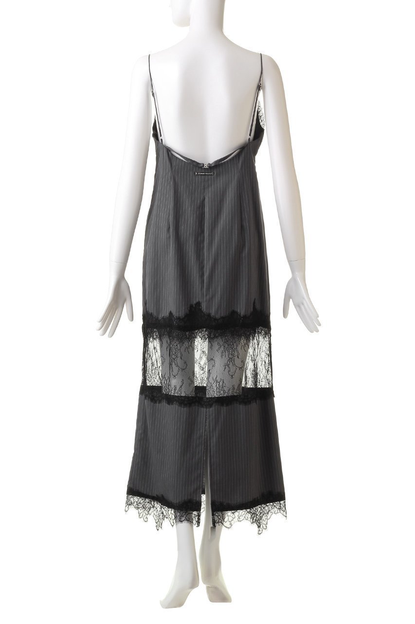 【プランク プロジェクト/PRANK PROJECT】のストライプレースキャミワンピ / Striped Lace Cami Onepiece 人気、トレンドファッション・服の通販 founy(ファニー) 　ファッション　Fashion　レディースファッション　Fashion for Women　ワンピース　Dresses　キャミソールワンピース　Camisole Dresses　チュニック　Tunic Tops & Dresses　おすすめ　Recommended / Our Picks　ストライプ　Stripe, Striped Pattern　ストレート　Straight, Straight Cut　チュニック　Tunic, Long Top　マニッシュ　Mannish, Boyish　レース　Lace, Lace Fabric　ロング　Long, Long-Length　other-4|ID: prp329100004884293 ipo3291000000036459277