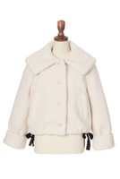 【デイジーリン/DAISY LIN】のCoat “Teddy Teddy Ribbon” 人気、トレンドファッション・服の通販 founy(ファニー) ファッション Fashion レディースファッション Fashion for Women アウター Coat / Outerwear Collection コート・ロングコート・ピーコート Long Coats, Peacoats & More おすすめ Recommended / Our Picks ウォッシャブル Machine Washable エレガント 上品 Elegant サテン Satin, Glossy Fabric ショート Short, Short Length シルク Silk, 100% Silk ストレッチ Stretch, Stretchy Fabric バランス Balance, Style Balance フェミニン Feminine, Girly ブルゾン Blouson, Bomber Jacket ベルベット Velvet, Velvety リボン Ribbon, Bow 冬 Winter / This Winter 洗える Machine Washable |ID:prp329100004884312