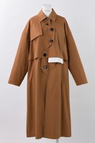 【エンフォルド/ENFOLD】のCOTTON DOUBLE 2way トレンチコート ベージュ|ID: prp329100004884313 ipo3291000000036796182