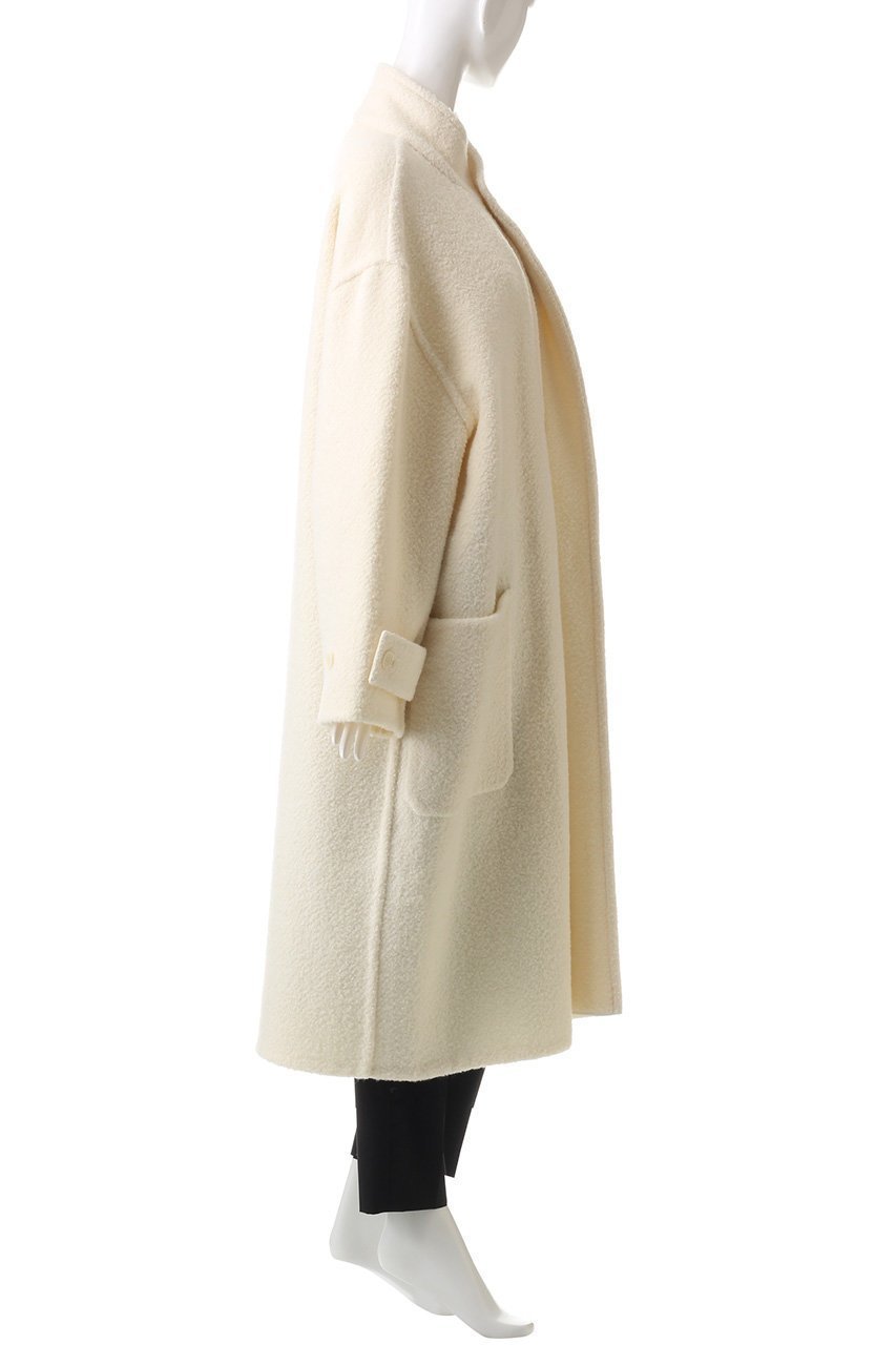 【セアン/SCEARN】のWOOL TWEED REVER High Neck Coat/コート 大人の最旬トレンドファッション＆コーディネート founy(ファウニー) 　ファッション　Fashion　レディースファッション　Fashion for Women　アウター　Coat / Outerwear Collection　コート・ロングコート・ピーコート　Long Coats, Peacoats & More　スタンド　Stand Collar, Upright Stand　ツイード　Twill, Twill Weave　ポケット　Pocket, Pocket Detail　ロング　Long, Long-Length　other-3|ID: prp329100004884314 ipo3291000000036796190