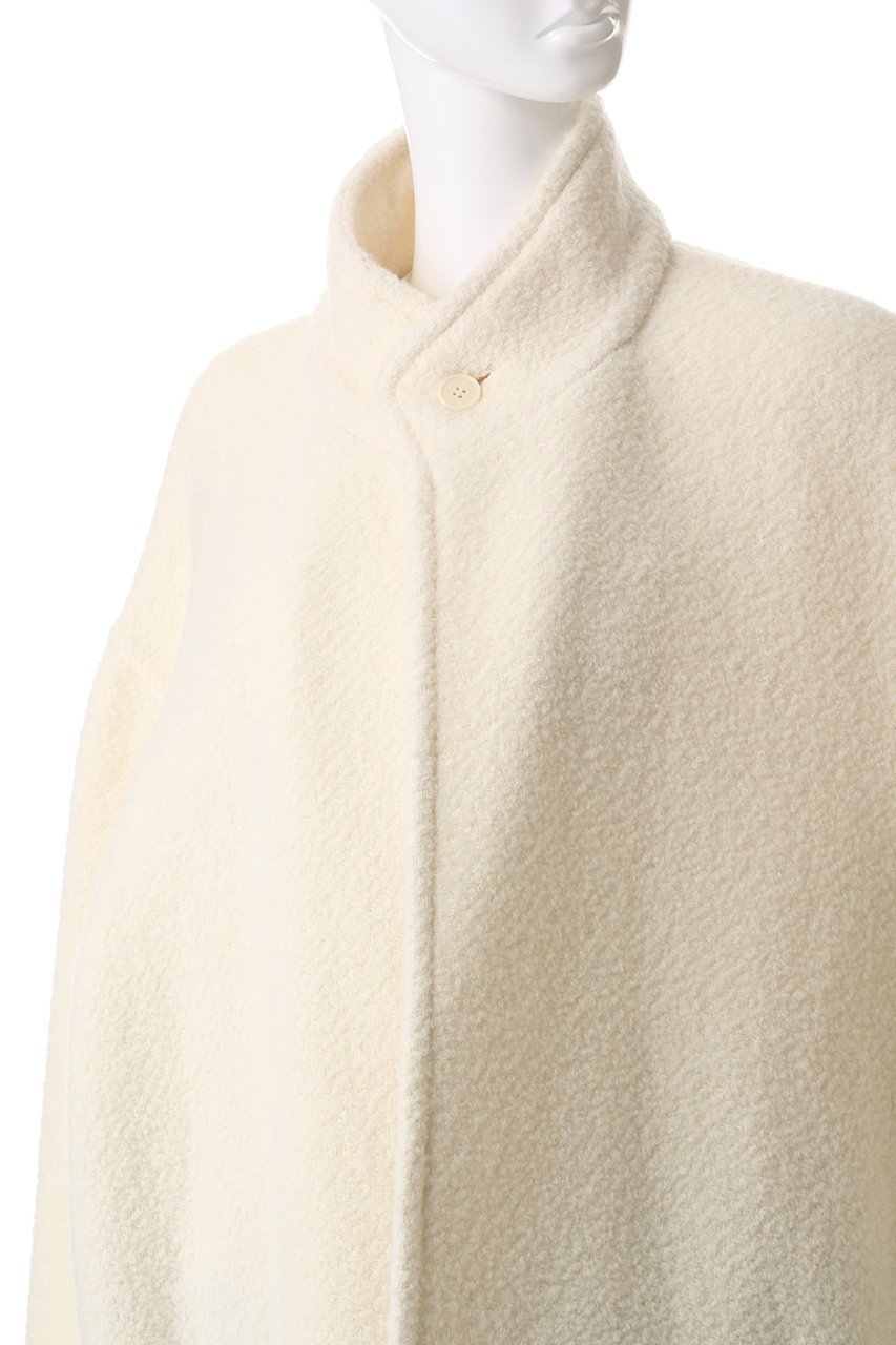 【セアン/SCEARN】のWOOL TWEED REVER High Neck Coat/コート 大人の最旬トレンドファッション＆コーディネート founy(ファウニー) 　ファッション　Fashion　レディースファッション　Fashion for Women　アウター　Coat / Outerwear Collection　コート・ロングコート・ピーコート　Long Coats, Peacoats & More　スタンド　Stand Collar, Upright Stand　ツイード　Twill, Twill Weave　ポケット　Pocket, Pocket Detail　ロング　Long, Long-Length　other-5|ID: prp329100004884314 ipo3291000000036796193