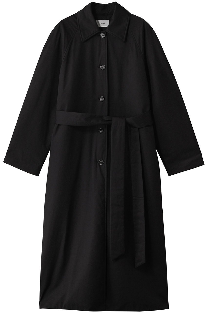 【セアン/SCEARN】のTAFTA COAT Stan Collar Single Coat/コート インテリア・キッズ・メンズ・レディースファッション・服の通販 founy(ファウニー) 　ファッション　Fashion　レディースファッション　Fashion for Women　アウター　Coat / Outerwear Collection　コート・ロングコート・ピーコート　Long Coats, Peacoats & More　クラシカル　Classical, Vintage-Inspired　タフタ　Taffeta, Structured Fabric　トレンド　Trend, Trending Now　ロング　Long, Long-Length　Black|ID: prp329100004884317 ipo3291000000036459589