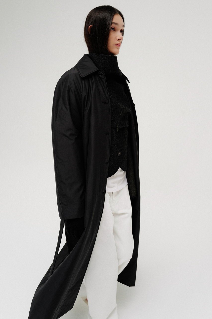 【セアン/SCEARN】のTAFTA COAT Stan Collar Single Coat/コート 大人の最旬トレンドファッション＆コーディネート founy(ファウニー) 　ファッション　Fashion　レディースファッション　Fashion for Women　アウター　Coat / Outerwear Collection　コート・ロングコート・ピーコート　Long Coats, Peacoats & More　クラシカル　Classical, Vintage-Inspired　タフタ　Taffeta, Structured Fabric　トレンド　Trend, Trending Now　ロング　Long, Long-Length　other-8|ID: prp329100004884317 ipo3291000000036459596