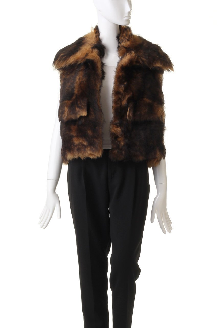 【オブリオ/AUBRIOT】の【AUBRIOT×FURLING BY GIANI】ファージレ 人気、トレンドファッション・服の通販 founy(ファニー) 　ファッション　Fashion　レディースファッション　Fashion for Women　アウター　Coat / Outerwear Collection　コート・ロングコート・ピーコート　Long Coats, Peacoats & More　ボックス　Boxy, Box Shape　別注　Limited Edition, Custom Order　ムートン　Shearling, Mouton　モダン　Modern, Contemporary　other-7|ID: prp329100004884324 ipo3291000000036459657