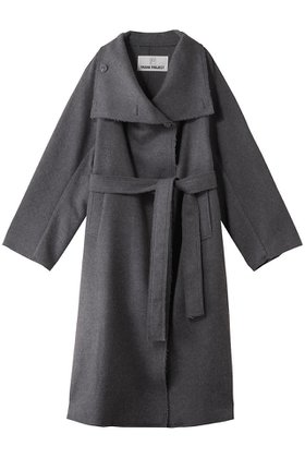 【プランク プロジェクト/PRANK PROJECT】のハイネックコート / High Neck Coat 人気、トレンドファッション・服の通販 founy(ファニー) ファッション Fashion レディースファッション Fashion for Women アウター Coat / Outerwear Collection コート・ロングコート・ピーコート Long Coats, Peacoats & More ハイネック High Neck, Mock Neck メルトン Melton, Heavy Wool リラックス Relax, Relaxed Fit ロング Long, Long-Length |ID:prp329100004884325