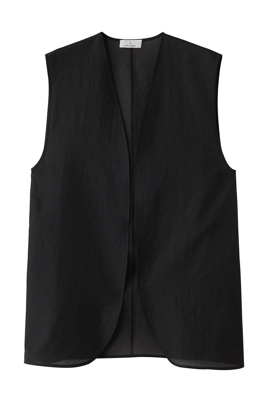 【ジェイドット/j.】のオクタジレ インテリア・キッズ・メンズ・レディースファッション・服の通販 founy(ファウニー) 　ファッション　Fashion　レディースファッション　Fashion for Women　アウター　Coat / Outerwear Collection　レディースジャケット・軽アウター　Jackets　シアー　Sheer, See-Through　ジャケット　Jacket, Outerwear　セットアップ　Set-Up, Coordinated Outfit　ファブリック　Fabric, Textile　フォルム　Silhouette, Form　ベスト　Vest, Waistcoat　再入荷　Restock / Back in Stock　夏　Summer　春　Spring　S/S・春夏　SS, Spring/Summer, Warm Season　ブラック|ID: prp329100004884328 ipo3291000000036796508