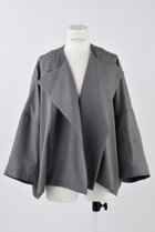【エンフォルド/ENFOLD】のComfortable Twill ドレープJK/ジャケット 人気、トレンドファッション・服の通販 founy(ファニー) ファッション Fashion レディースファッション Fashion for Women アウター Coat / Outerwear Collection レディースジャケット・軽アウター Jackets カーディガン Cardigan, Knitwear ジャケット Jacket, Outerwear ドレープ Drape, Draping Fabric フロント Front, Front Design リラックス Relax, Relaxed Fit thumbnail チャコールグレー|ID: prp329100004884339 ipo3291000000036459783