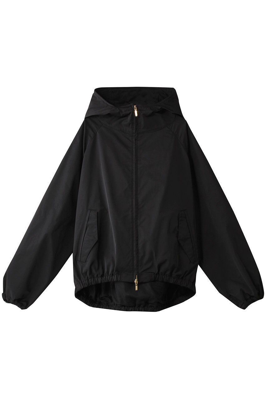 【アルアバイル/allureville】のミドルフーディーブルゾン インテリア・キッズ・メンズ・レディースファッション・服の通販 founy(ファニー) 　ファッション　Fashion　レディースファッション　Fashion for Women　アウター　Coat / Outerwear Collection　レディースジャケット・軽アウター　Jackets　ブルゾンジャケット・スポーティアウター　Blouson Jackets　ジャケット　Jacket, Outerwear　トレンド　Trend, Trending Now　ブルゾン　Blouson, Bomber Jacket　再入荷　Restock / Back in Stock　ブラック|ID: prp329100004884341 ipo3291000000036459798